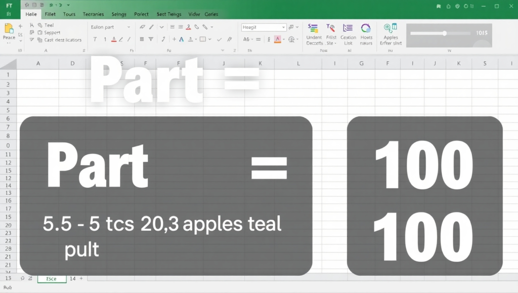 calculate percentage in excel